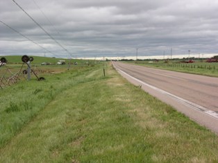 Irrigation Pivots turned over. Photo by NWS Staff.