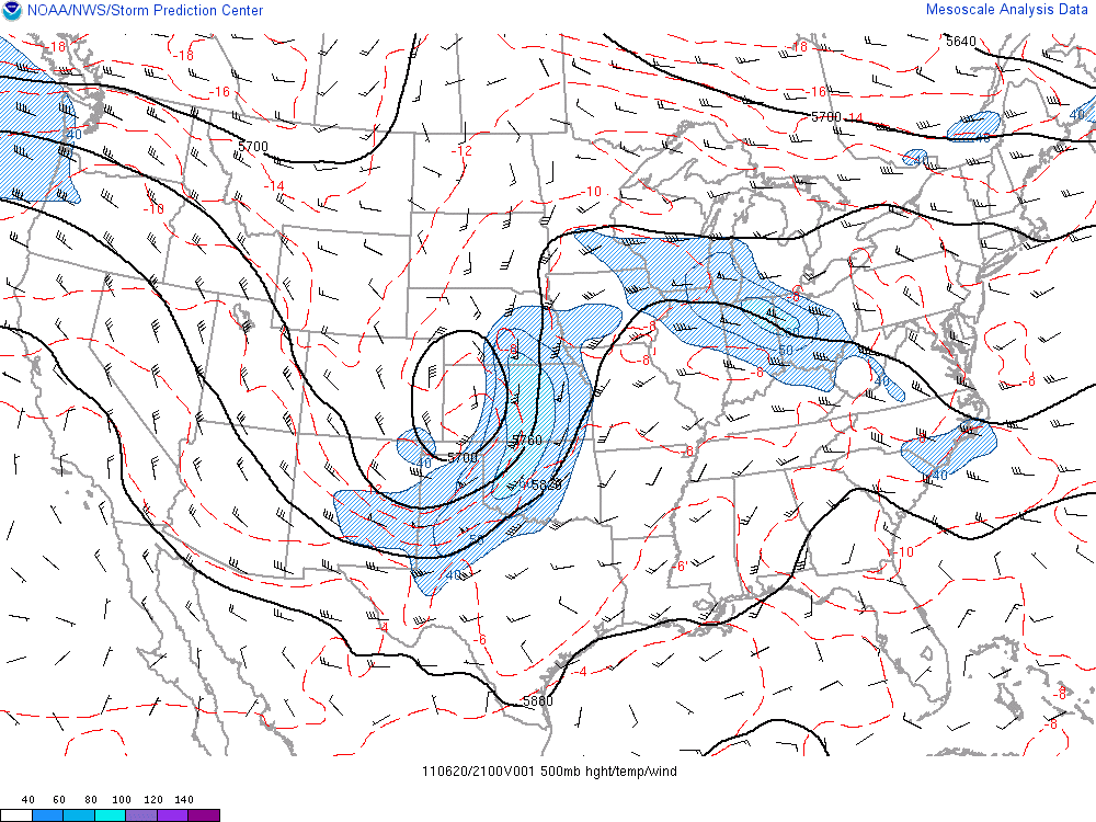 500mb map
