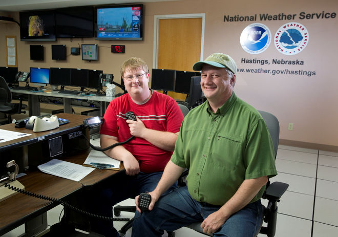ham radio desk