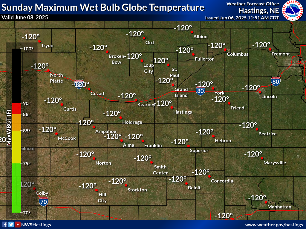 Maximum Wet Bulb Globe Temperature Day 3