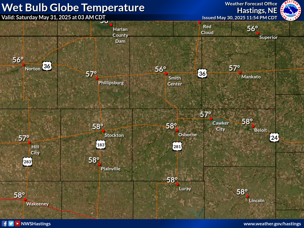 Wet Bulb Globe Temperature +4 Hours