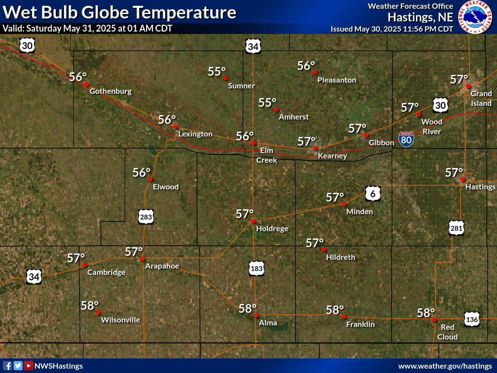 Wet Bulb Globe Temperature +2 Hours