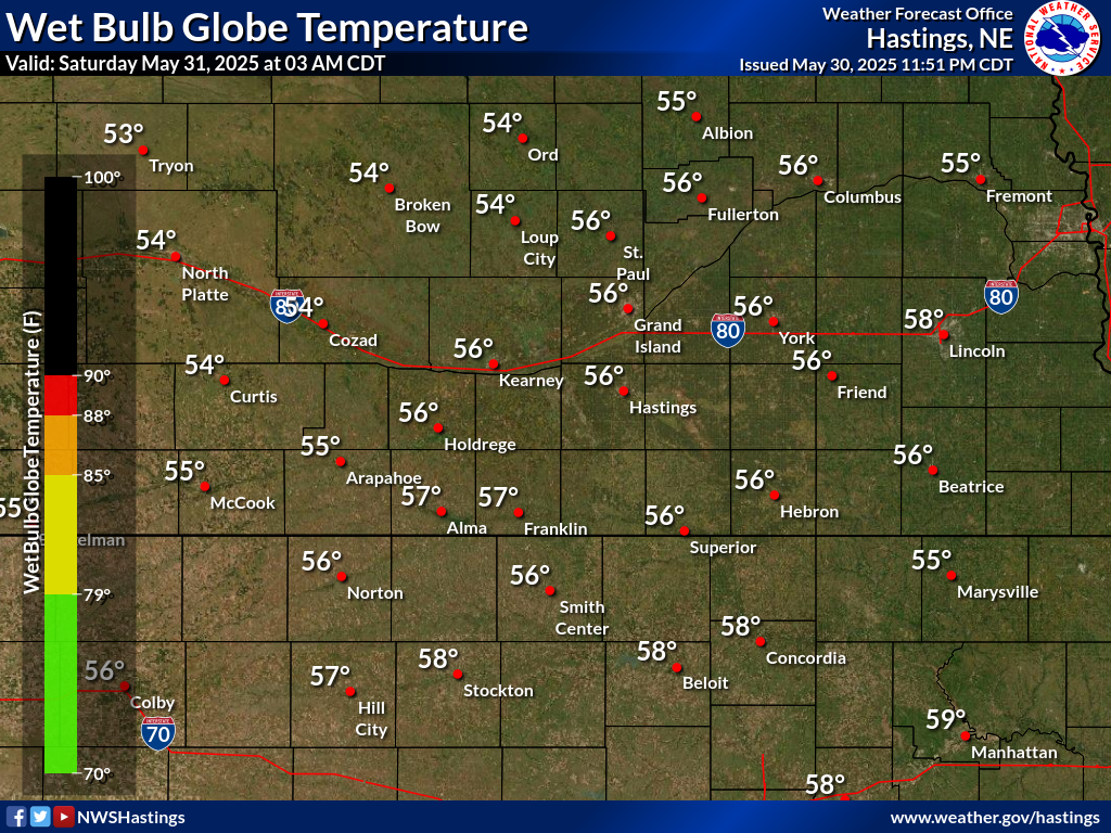 Wet Bulb Globe Temperature +4 Hours