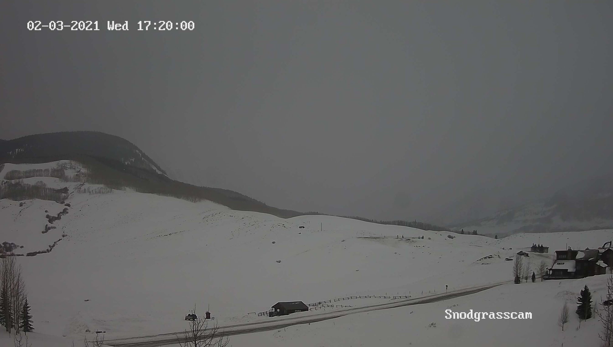 Snow Squall Approaching Crested Butte, CO