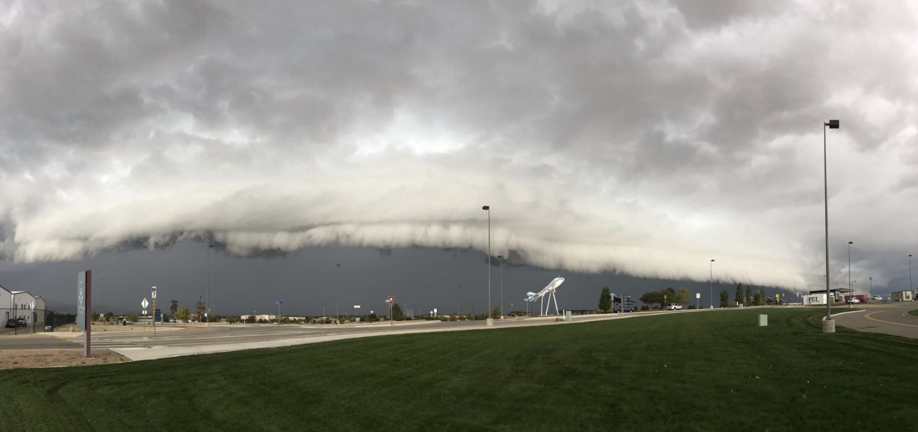 View of Shelf Cloud from NWS GJT