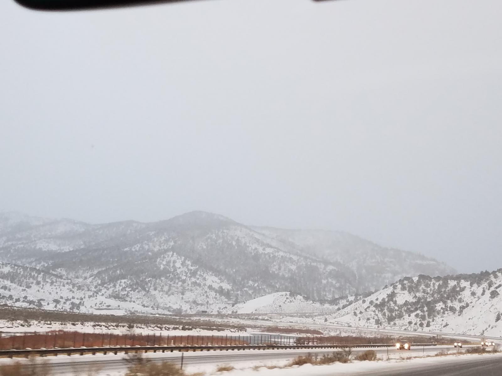 Approaching Glenwood Canyon (westbound)