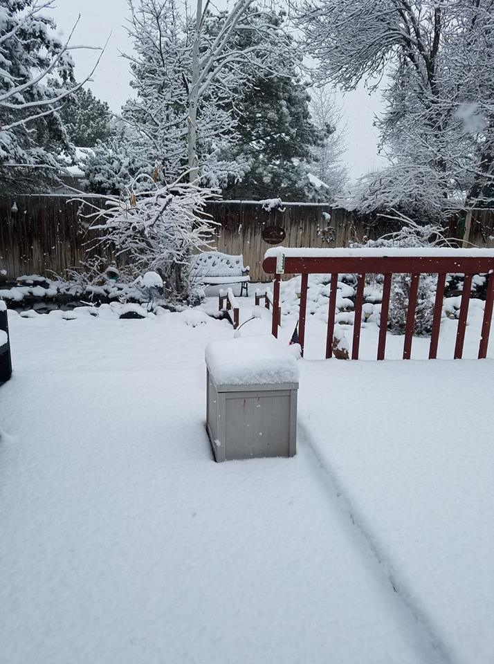 Fruitvale, Colorado snowfall