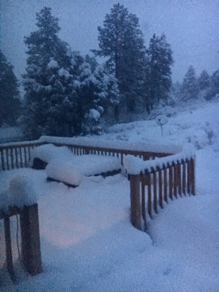 Heavy snow in Pagosa Springs, CO