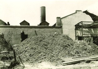 Power plant debris