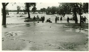 Boat used for rescue efforts