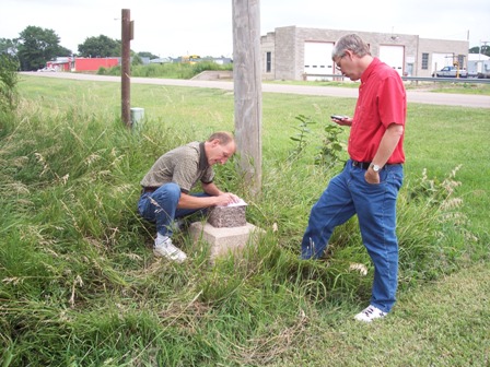 Marking location of Bartley, NE High Water Mark Marking location of Bartley, NE High Water Mark