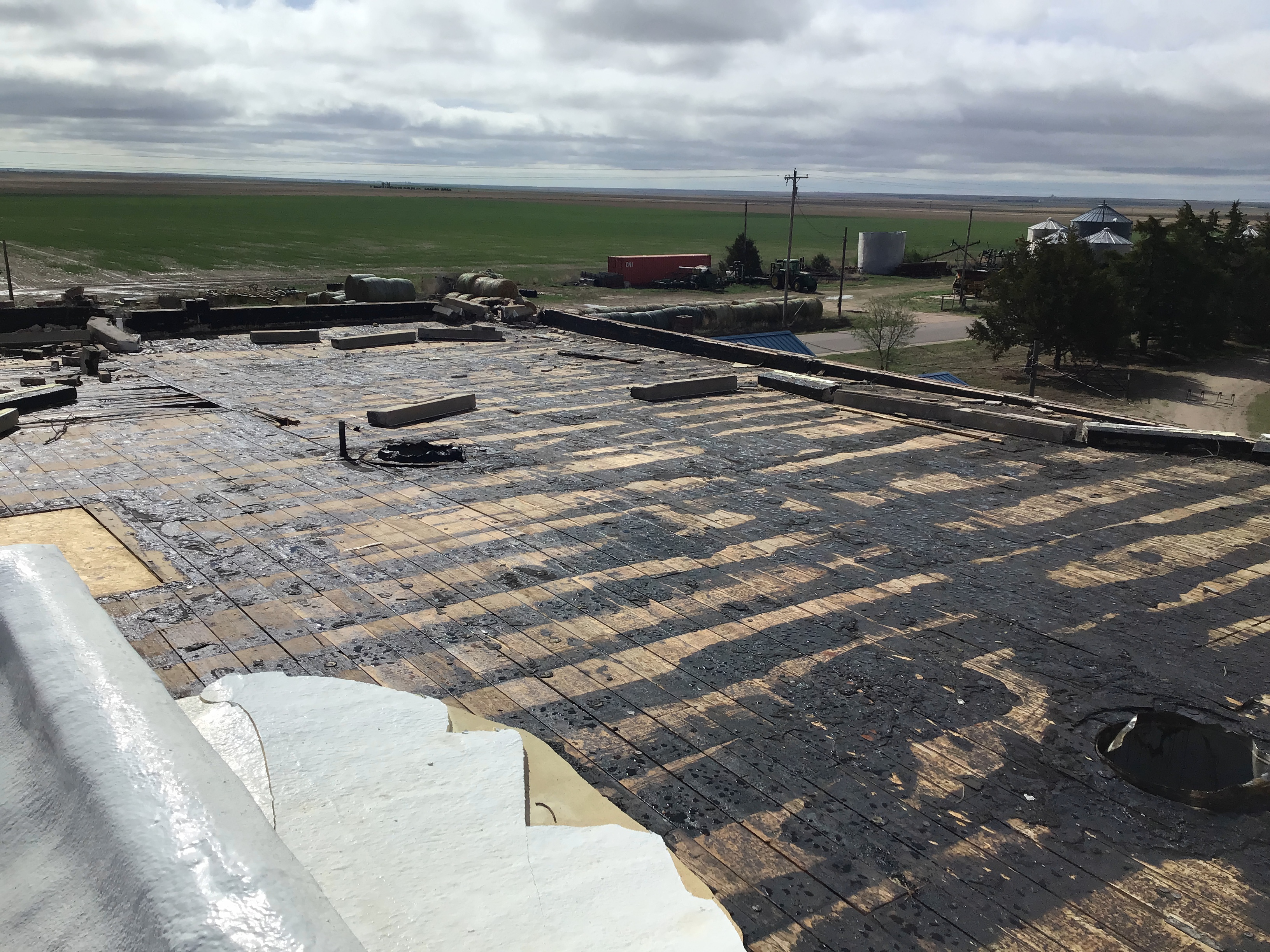 Weskan Tornado - Roof Peeled Off