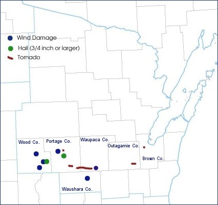 Damage map.