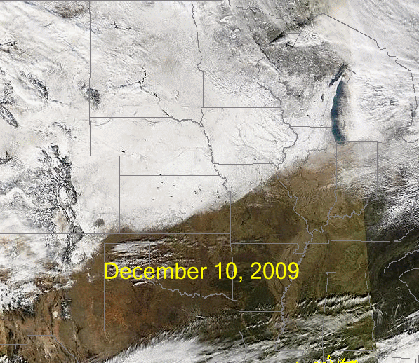 Satellite: before and after the storm