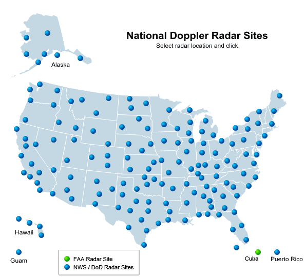 radar sites