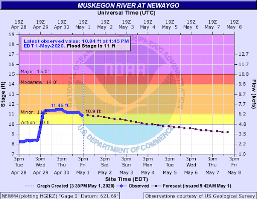 Muskegon River at Newaygo