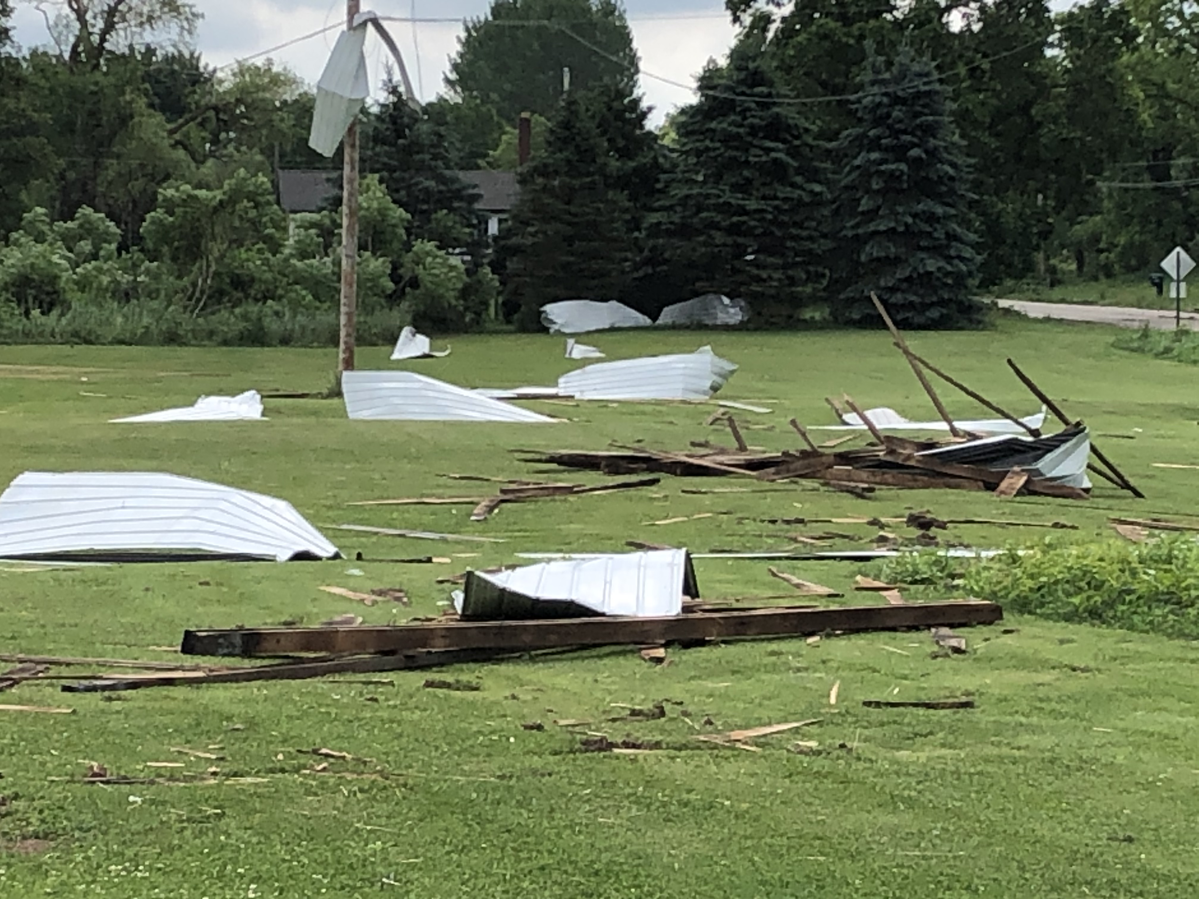 Debris from Barn