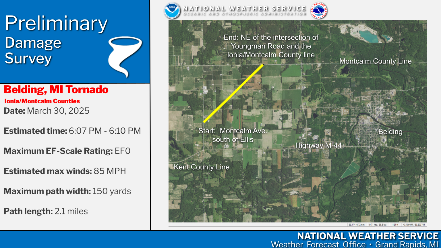 Belding Tornado