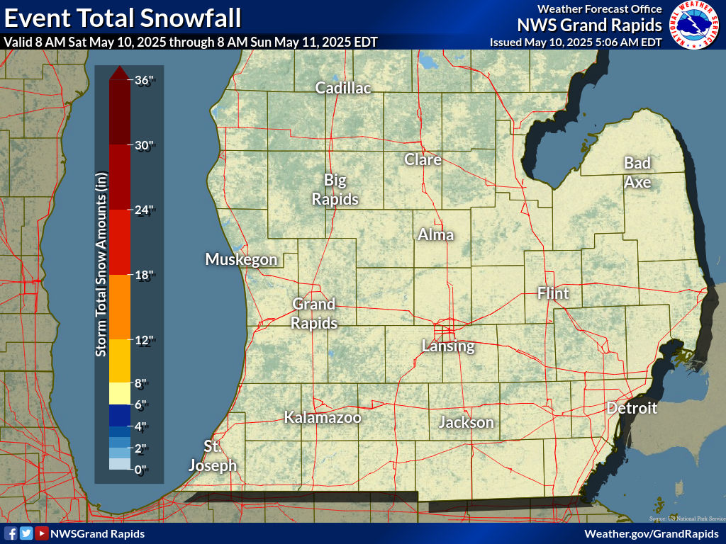 West Michigan Probabilistic Snowfall Experiment