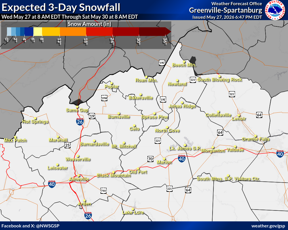 Expected Snowfall