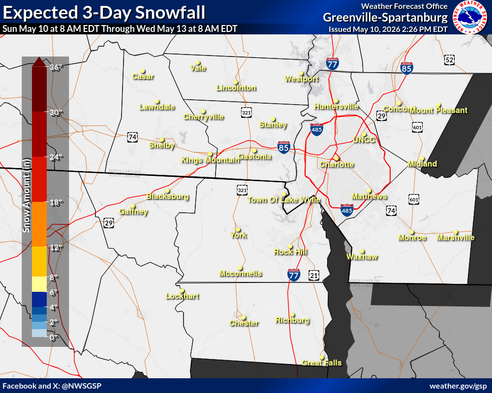 Expected Snowfall