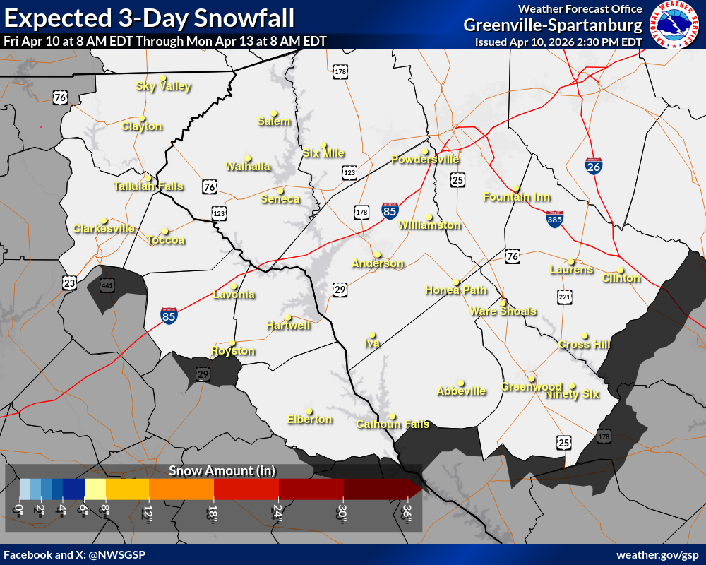 Expected Snowfall