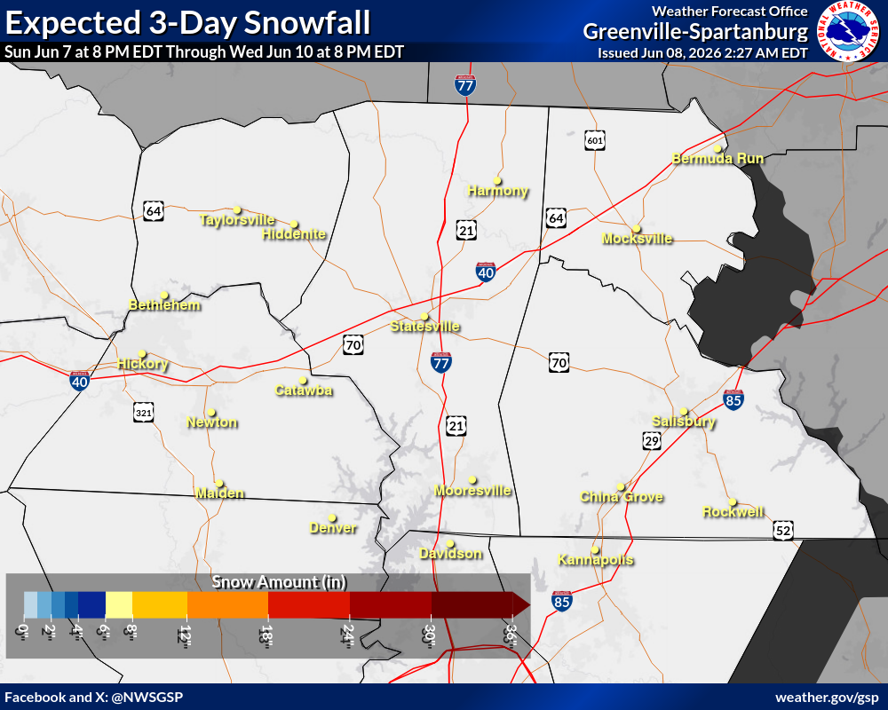 Expected Snowfall