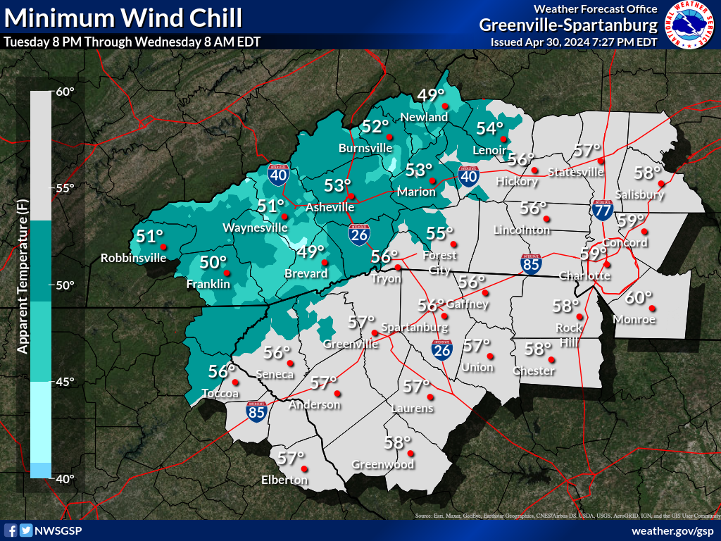 Today's Wind Chill