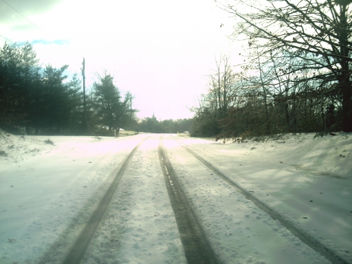 Snowfall in Cleveland County, NC on 19 December 2009
