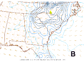 0-3km storm relative helicity at 2100 UTC on 28 March 2010