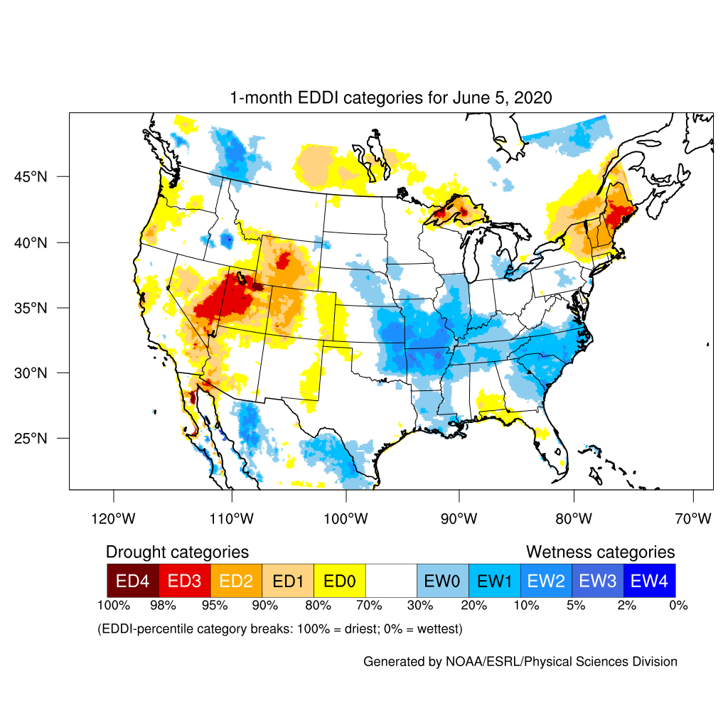 Evaporative Demand Drought Index