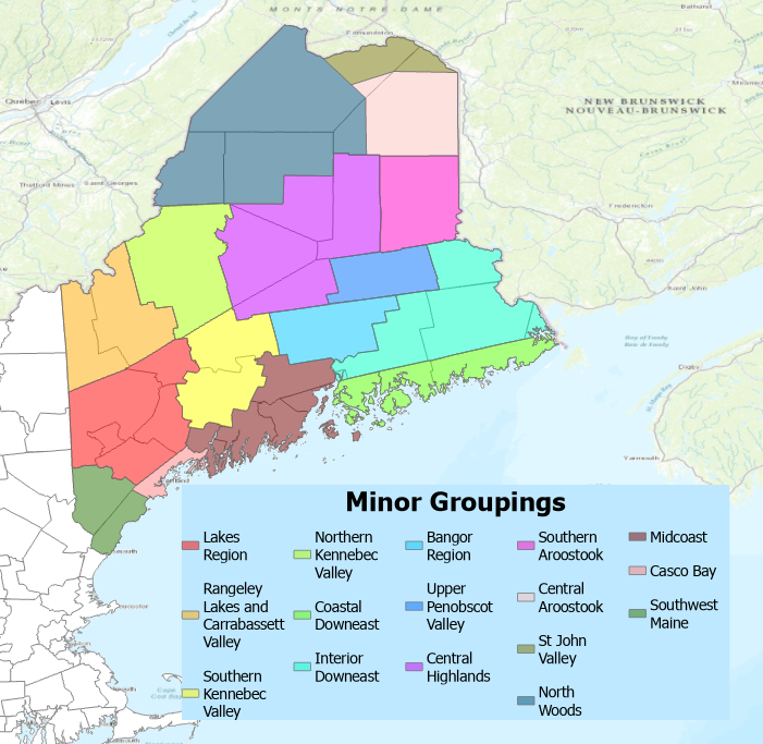Maine Minor Groupings