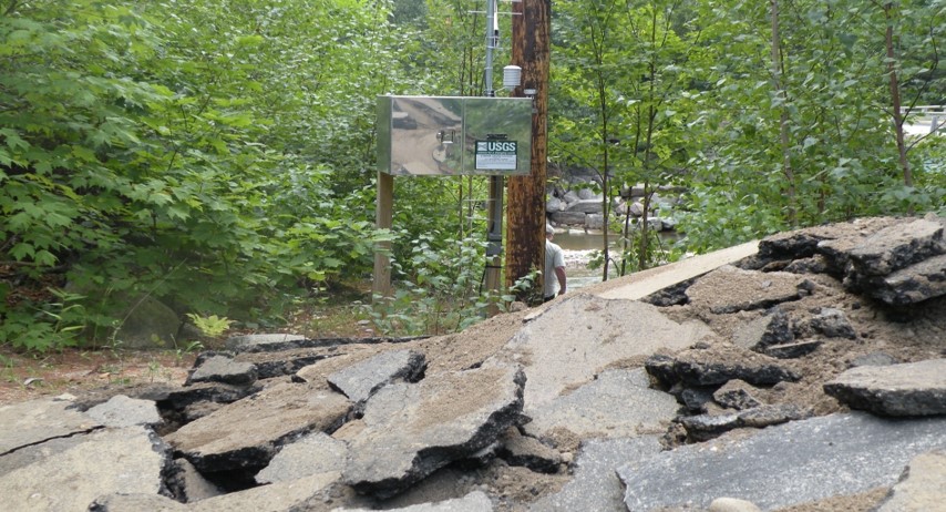 USGS river gage at Bartlett NH