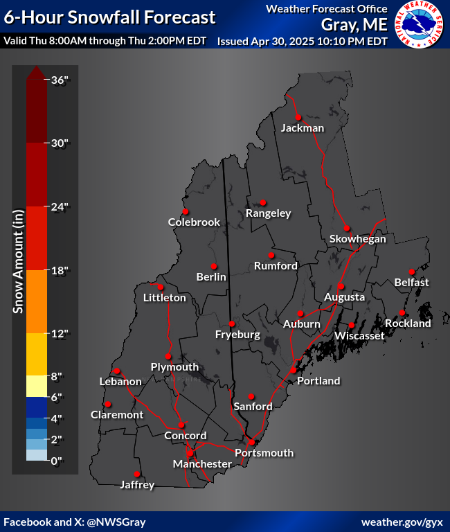 Cumulative Snowfall