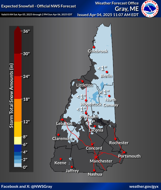  new hampshire Storm Total Snow Prediction