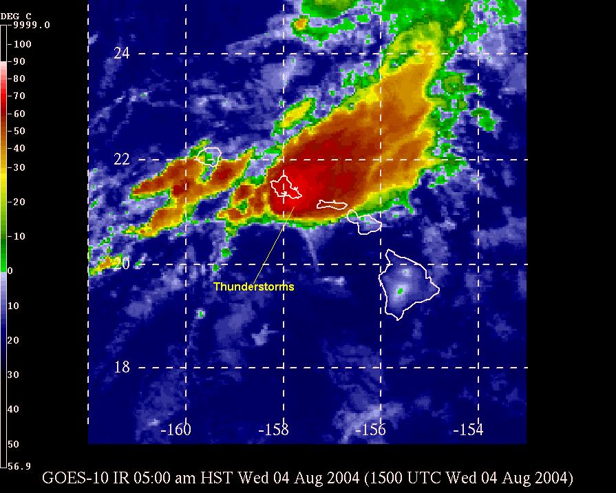 oahu weather radar map Excessive Rainfall From The Remnants Of Darby 2004 oahu weather radar map