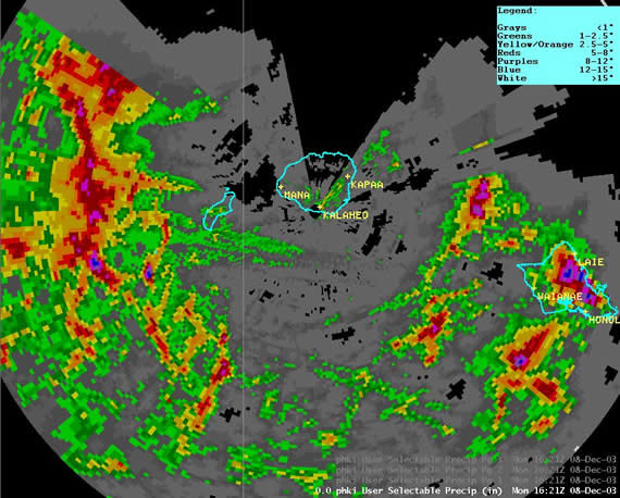 Dec 7 Kauai radar