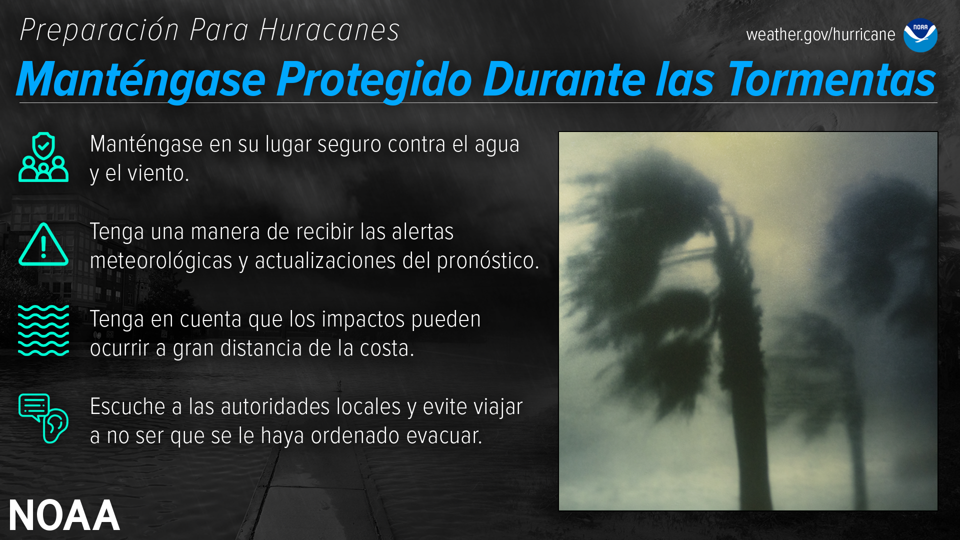 MantÃ©ngase Protegido Durante las Tormentas