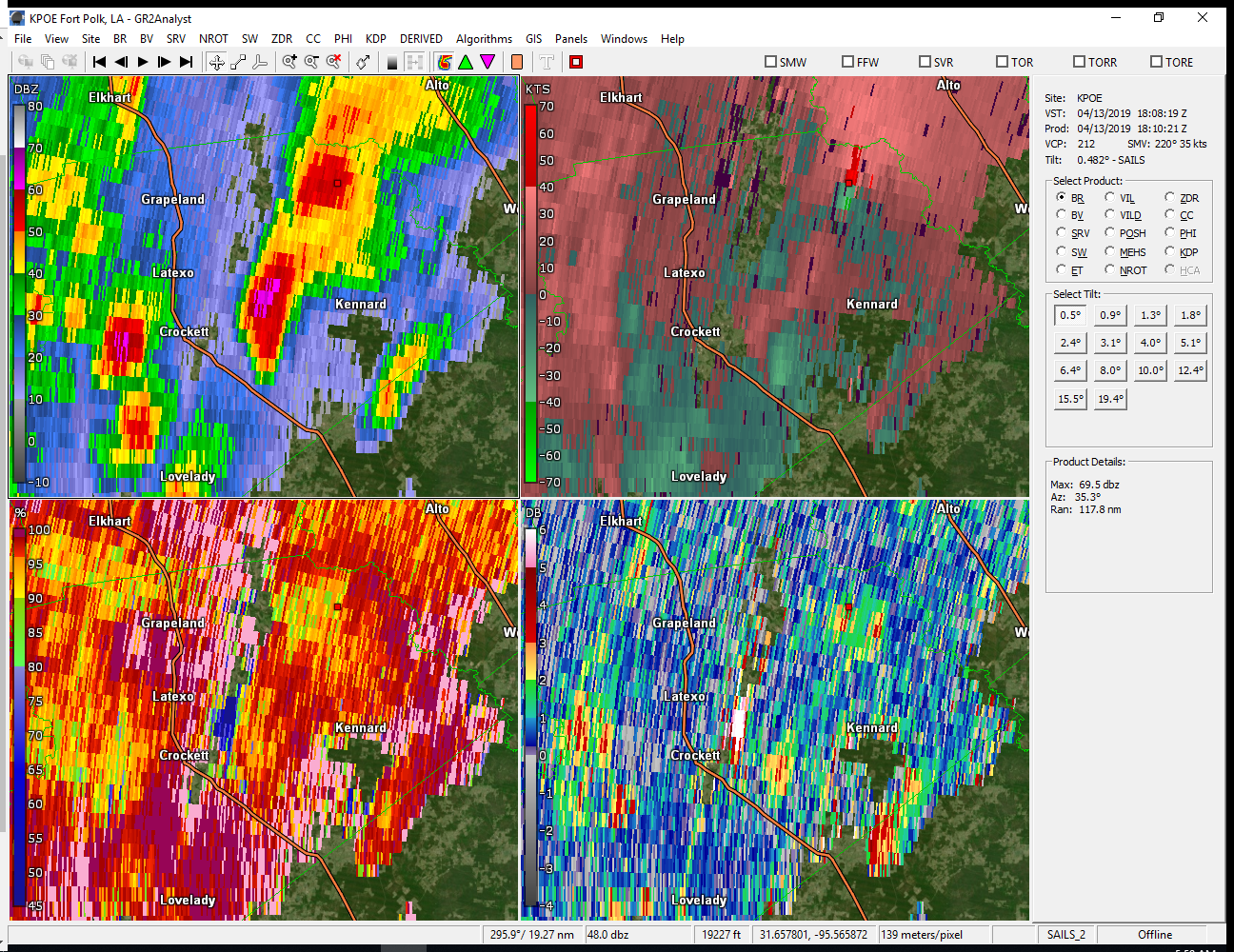 KPOE Radar Image