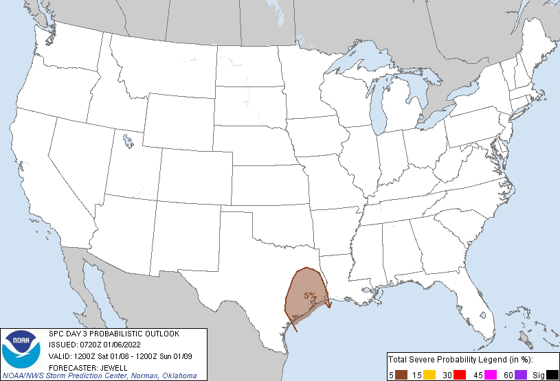 SPC Day 3 Probabilistic Outlook