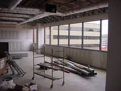 Image of Operations Area of New Office on April 9, 2002