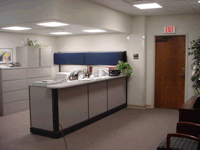 Image of Lobby of New Office on October 31, 2002
