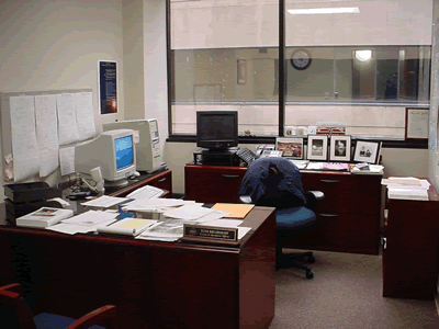 Image of Office the Science and Operations Officer of New Office on October 31, 2002