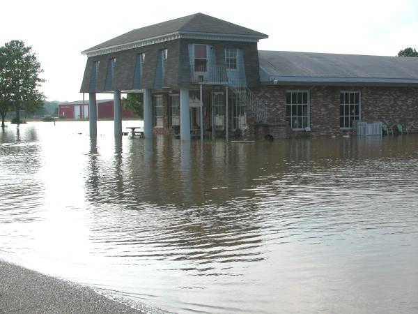 Fischer Road flooding.