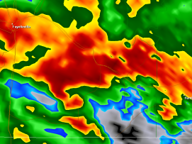 Radar imagery from Hytop, AL