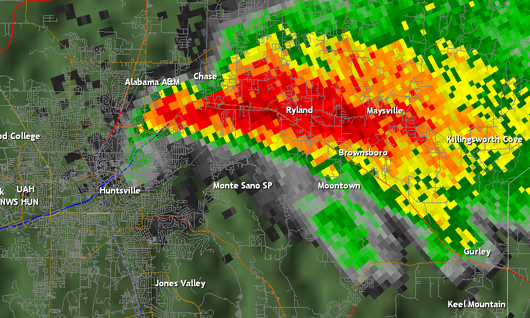 Huntsville Tornado 1/21/10