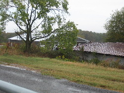 Another view of the damage to the same chicken house.