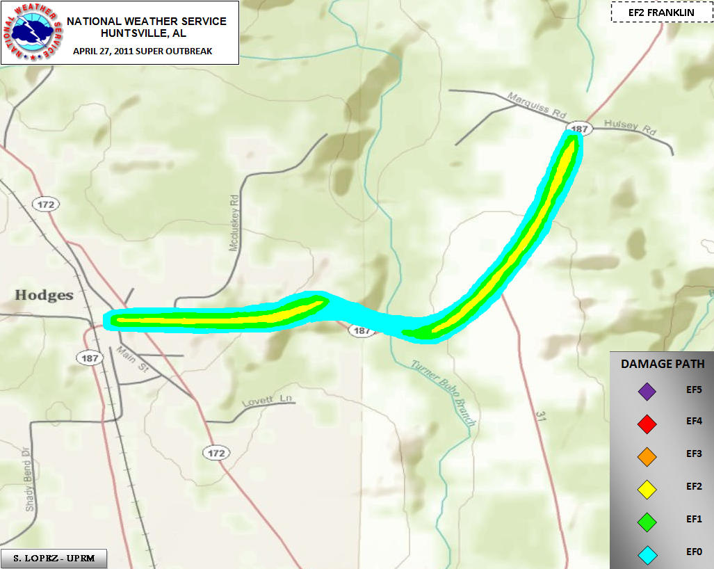 EF2 Hodges April 27th, 2011 Tornado
