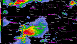 BMX 0.5 degree reflectivity loop of the EF-5 tornado track -- 5:01 PM PM to 5:33 PM CDT April 27 2011