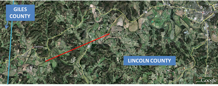 January 30th, 2013 EF-1 Tornado in Lincoln County